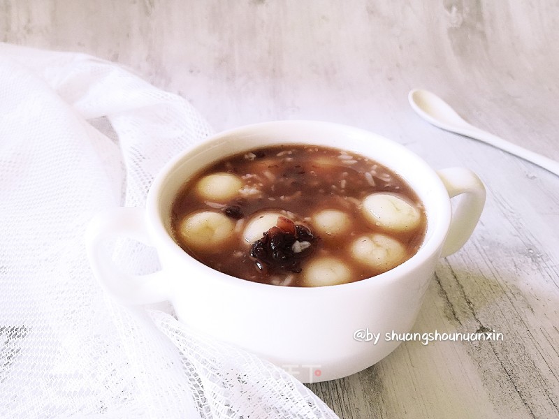 Red Bean Paste and Glutinous Rice Noodles recipe