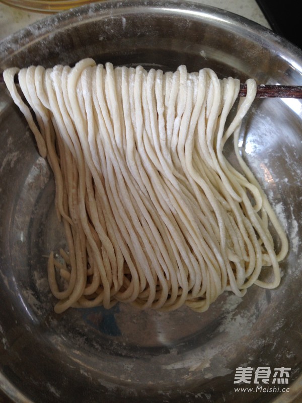 Handmade Noodles in Pork Rib Soup recipe