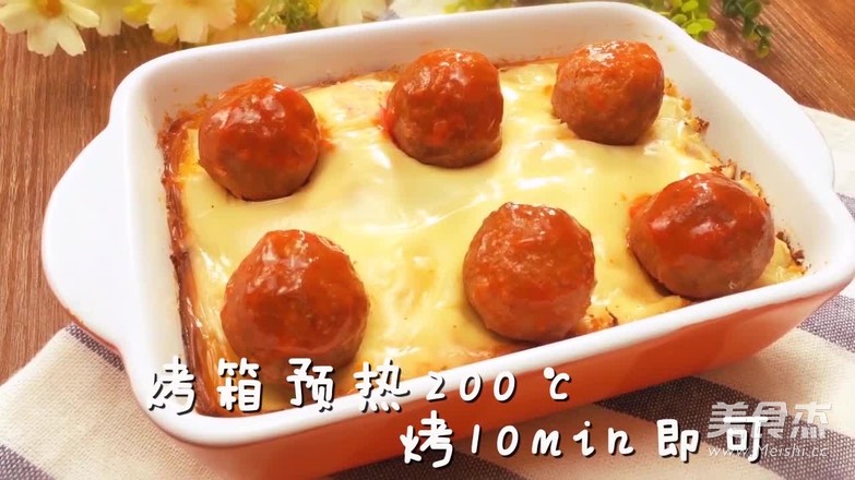 "miss Shan|cheese Meatball Baked Rice" recipe