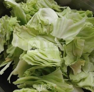 Stir-fried Cabbage with Minced Pork in Sauce recipe