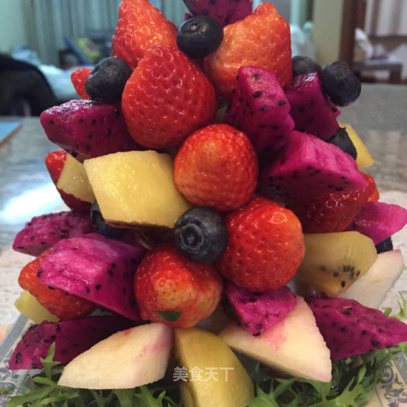 Fruit Christmas Tree recipe