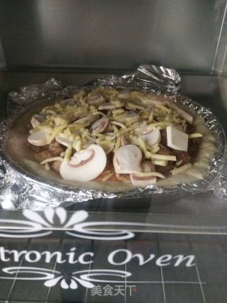 Beef Mixed Vegetable Pizza recipe