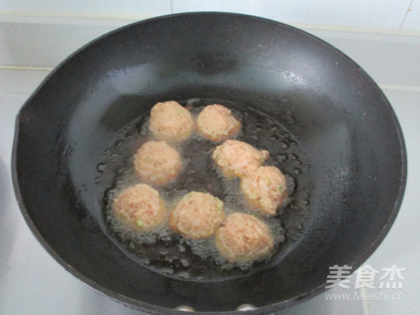 Lotus Root Meatballs in Tomato Sauce recipe