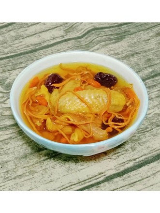 Cordyceps Flower Pork Belly Chicken Soup recipe