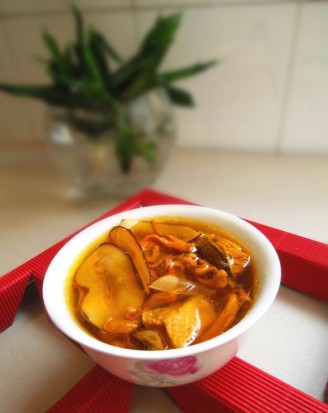 Sea Coconut Cordyceps Flower Stewed Chicken Soup recipe