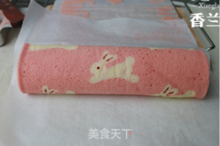 [xinmei Diy] Painted Cake Roll: Cute White Rabbit recipe