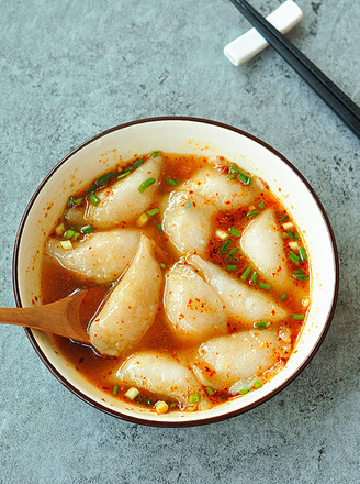 Hot and Sour Taro Dumplings recipe