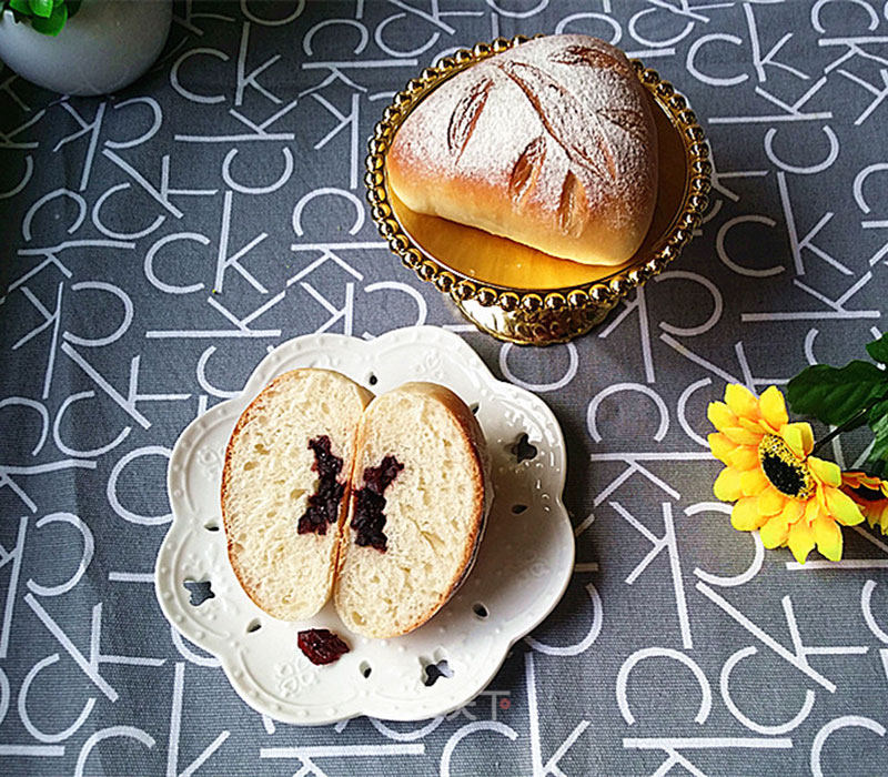 Cranberry 小欧包#one-time Kneading Frozen Fermentation Method# recipe