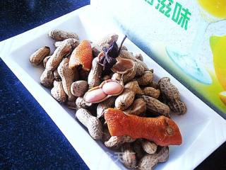 Peanuts with Orange Peel recipe