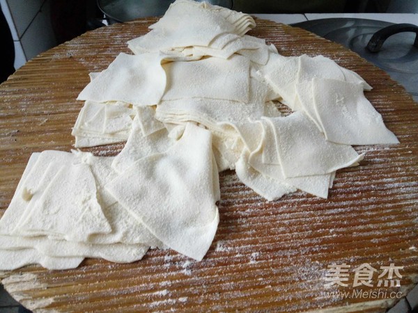 Roll The Dough Sheet by Hand recipe