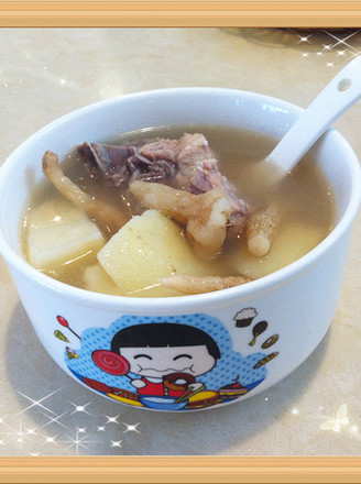 Pork Ribs Soup with Rhizoma Polygonatum and Yam Ginseng