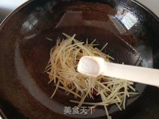 Hot and Sour Fried Potato Shreds recipe