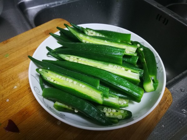 Garlic Okra recipe