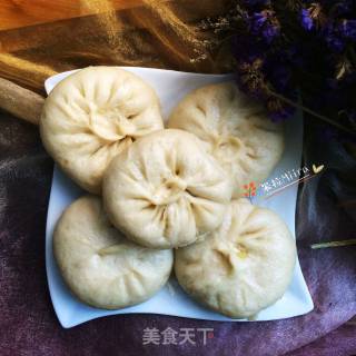 Homemade Green Pepper Pumpkin Buns recipe