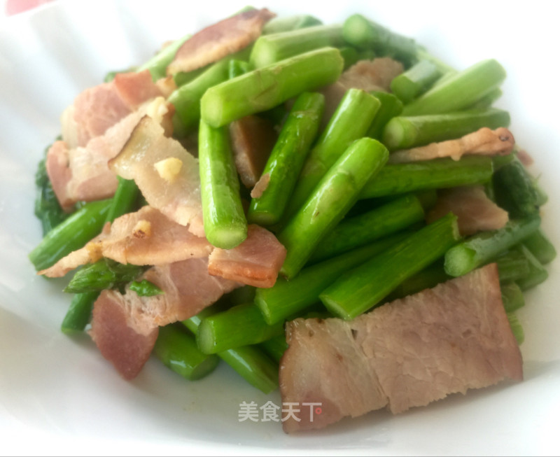 Asparagus Stir-fried Bacon recipe