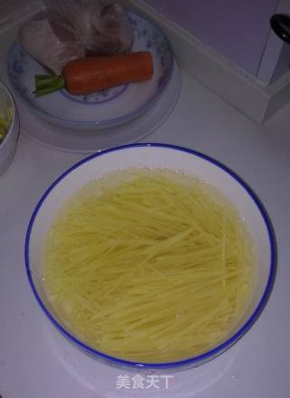 Green Pepper and Potato Shreds recipe