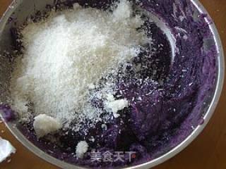 Purple Sweet Potato Coconut Bread recipe