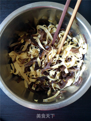 [sichuan] Bean Curd with Cold Fungus recipe
