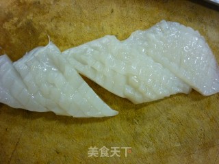 Sauteed Cuttlefish Flower recipe