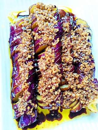 Sautéed Garlic and Purple Eggplant recipe