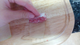 Minced Meat and Winter Melon Roll recipe