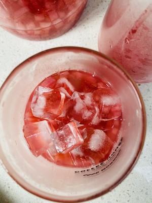 No.99 Summer Peach Sparkling Water🍑 recipe