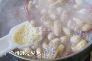 Oyster Sauce Chicken Bone Stewed Peanuts recipe