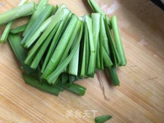 "kaishou Vegetarian" Stir-fried Mushrooms with Leek recipe