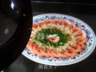 Steamed Shrimp with Garlic recipe