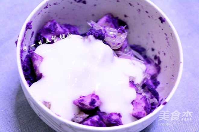 Purple Potato Salad Boat recipe