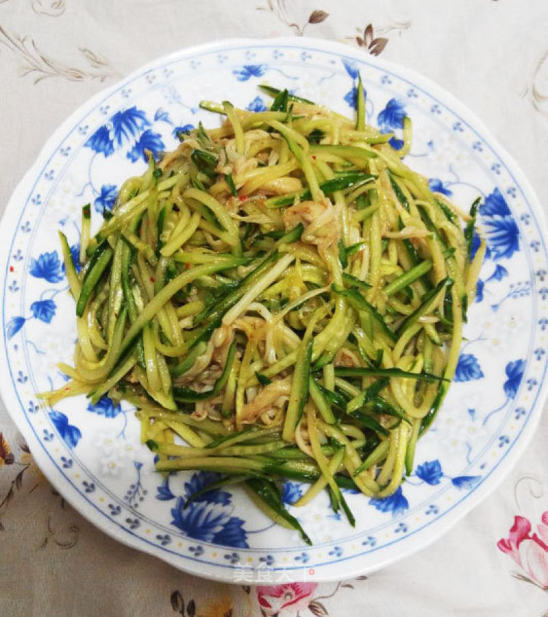 Enoki Mushroom Mixed with Cucumber-refreshing Cold Dishes Will Never be Greasy recipe