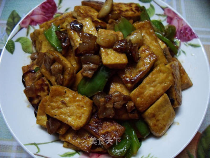 Tofu with Diced Pork recipe