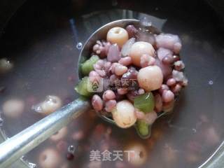 Red Bean Lotus Seed Taro Ball Syrup recipe