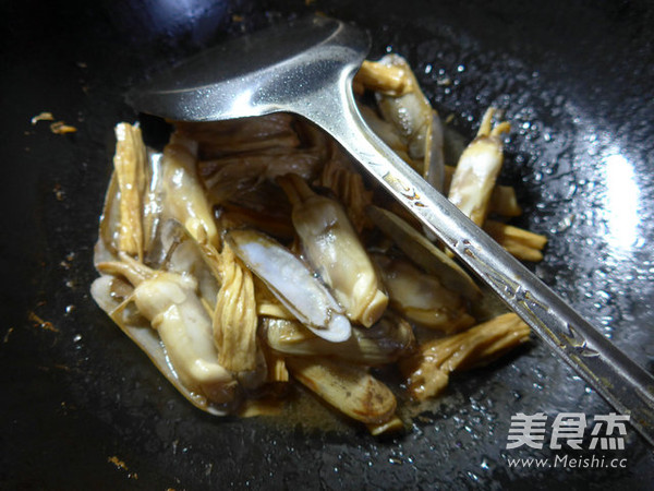Fried Razor Clams with Yuba recipe