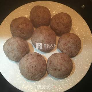 Red Japonica Rice Ball recipe