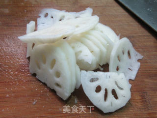 Hot and Sour Lotus Root recipe