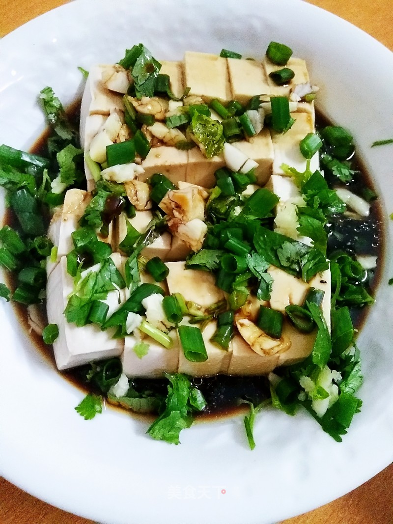 Tofu with Shallots recipe