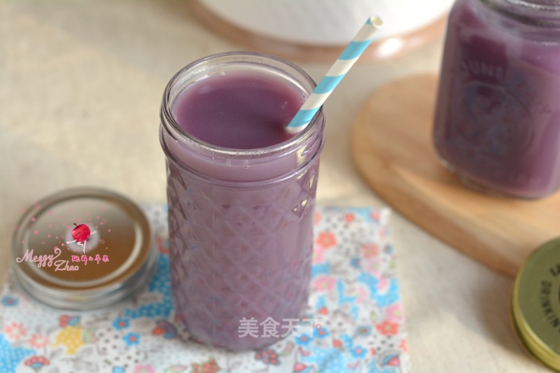 #trust的美#purple Potato Rice Paste recipe