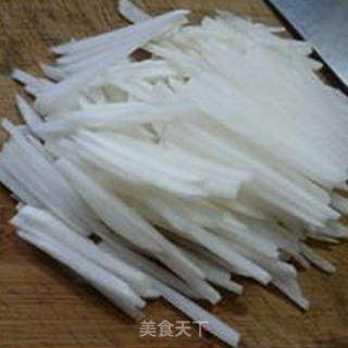 Stir-fried Shredded Carrot with Shrimp Skin Thousands recipe