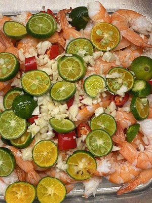 Ketogenic Low-carb-hot and Sour Appetizers, Thai Lemon Shrimp, All Seafood Suitable for ~ recipe