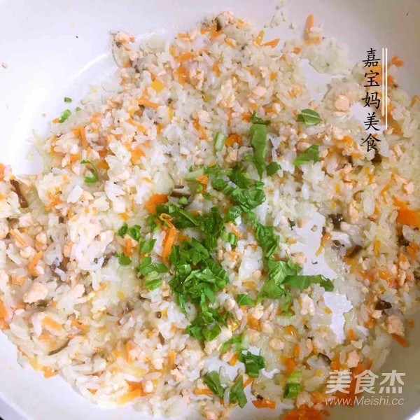 Salmon Vegetable Rice Ball recipe