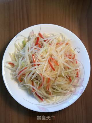 Hot and Sour Potato Shreds recipe