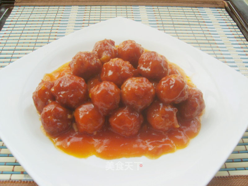 Homemade Sweet and Sour Balls recipe