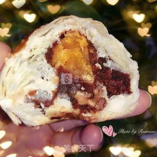 #新良首第纽约大赛#su-style Moon Cake-egg Yolk Cake recipe