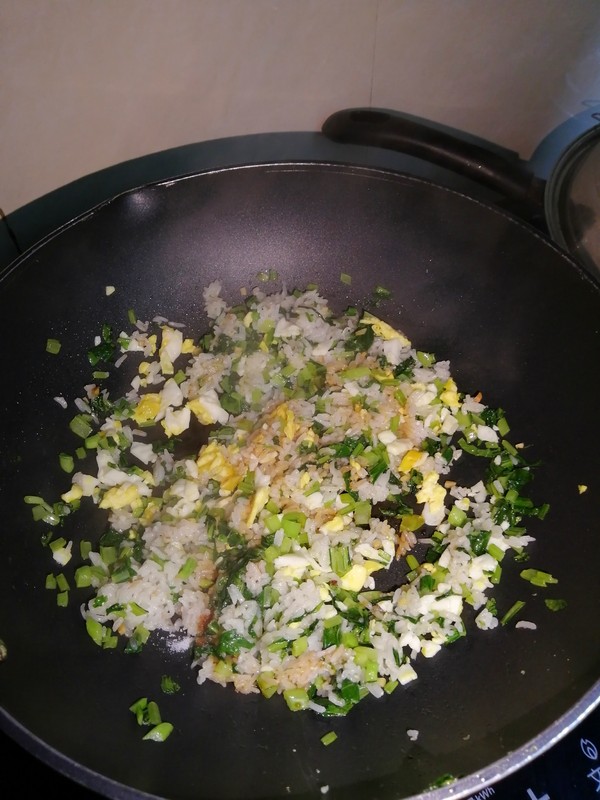 Fried Rice with Choy Sum and Egg recipe