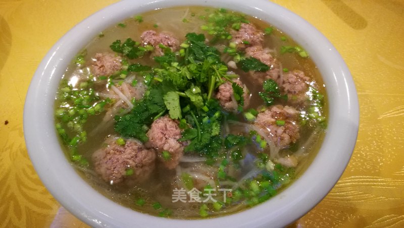 Lamb Meatballs, Boiled Radish recipe