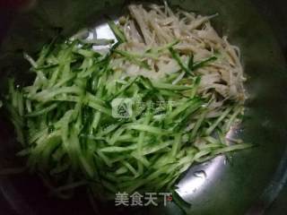 Cucumber and Enoki Mushroom recipe