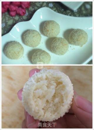 Egg White Coconut Balls recipe