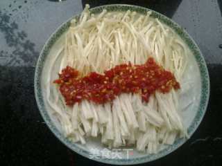 Chopped Pepper Enoki Mushroom recipe