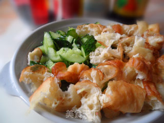 Fried Fritters with Cucumber recipe